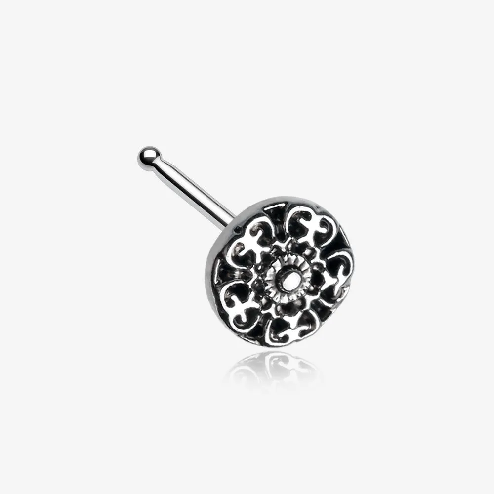 Kali Ornate Filigree Icon Nose Stud Ring