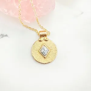 Kalia Burst Medallion Necklace