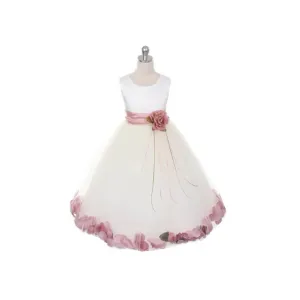Kenza - Dusty Rose Petal Colour and Sash