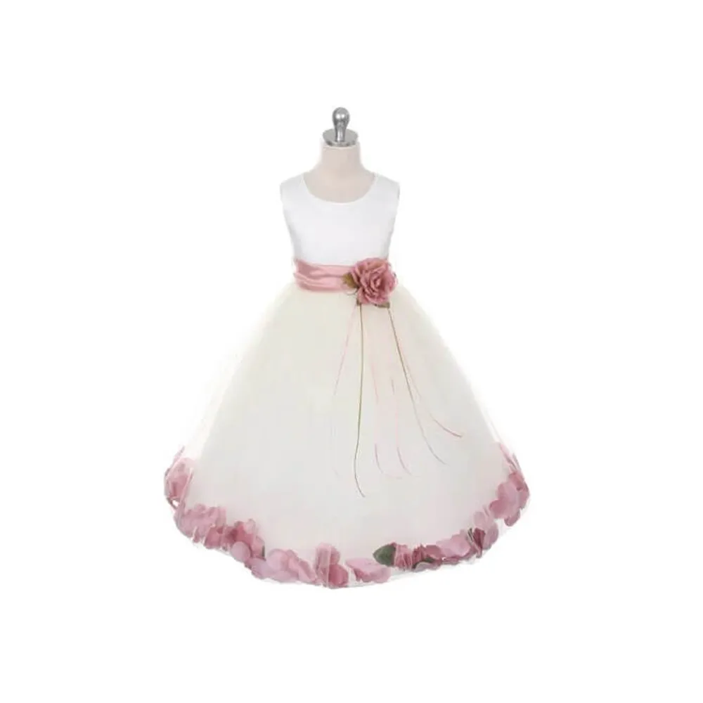 Kenza - Dusty Rose Petal Colour and Sash