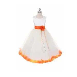 Kenza - Orange Petal Colour and Sash
