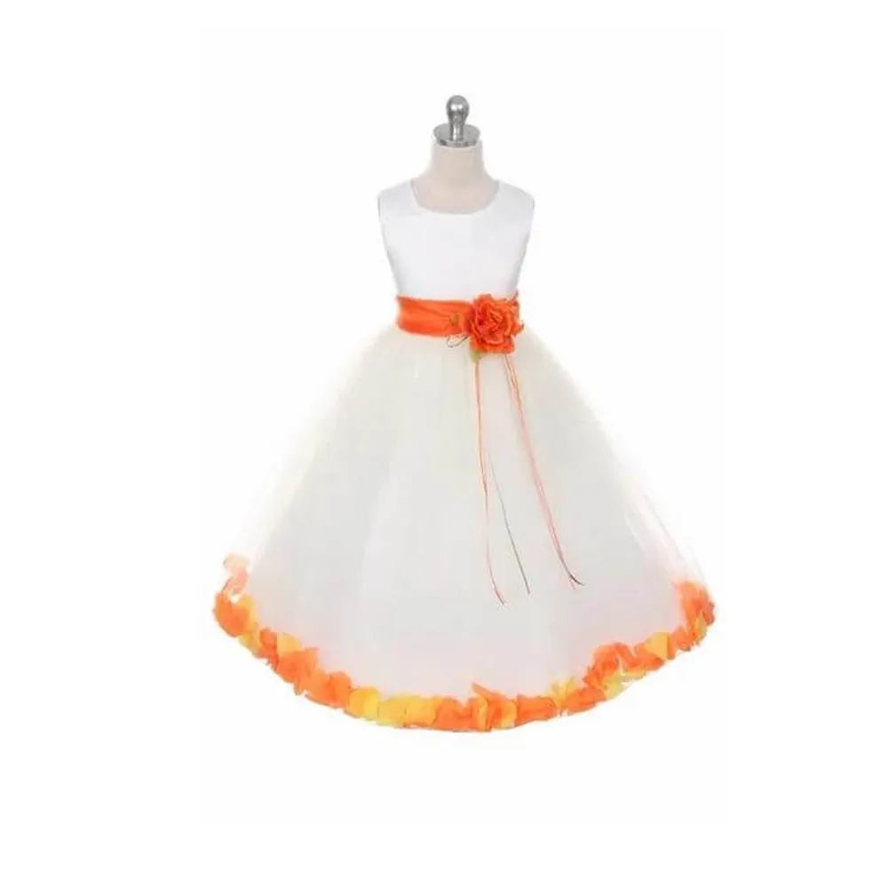 Kenza - Orange Petal Colour and Sash