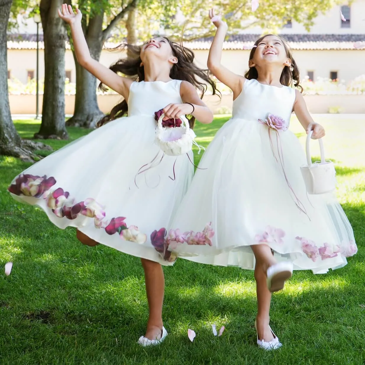 Kenza - Pink Blend Petal Colour and Sash
