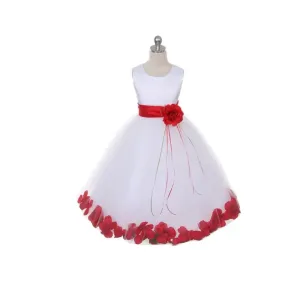 Kenza - Red Petal Colour and Sash