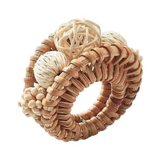 Kim Seybert Napkin Ring Playa in Natural