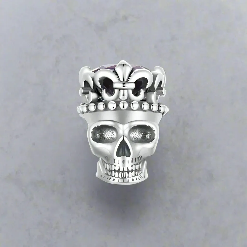 King Skull Gothic Charm