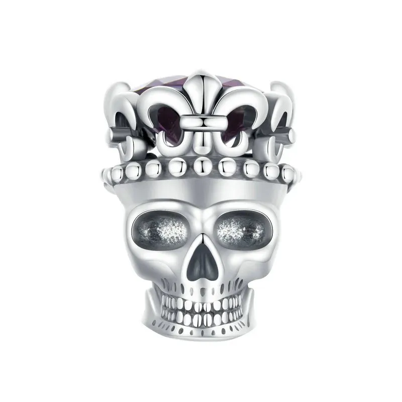 King Skull Gothic Charm