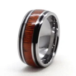 Koa Wood Rings From Hawaii (8mm Width, Comfort  Fit)