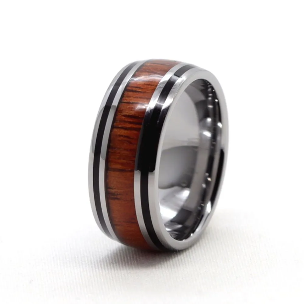 Koa Wood Rings From Hawaii (8mm Width, Comfort  Fit)