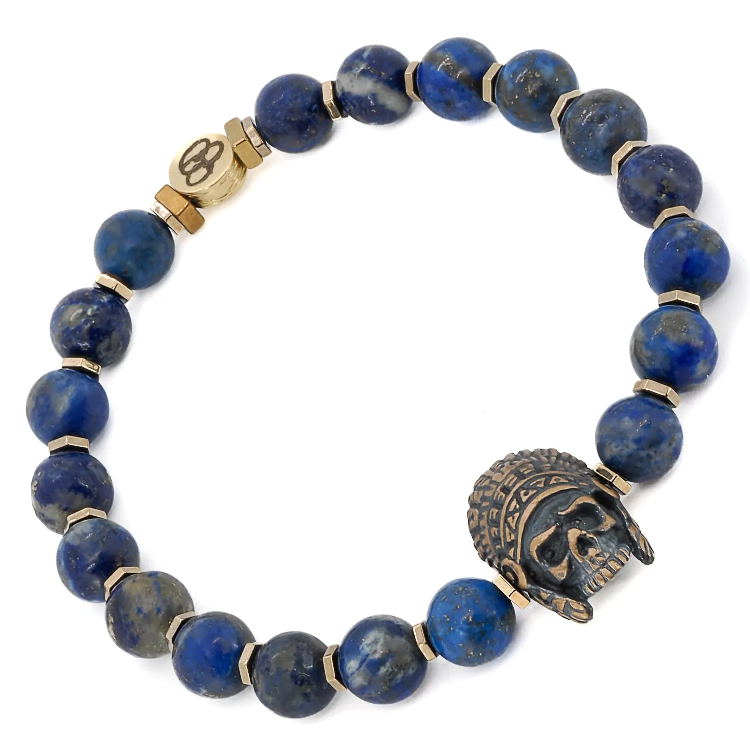 Lapis Lazuli Indian Beaded Bracelet