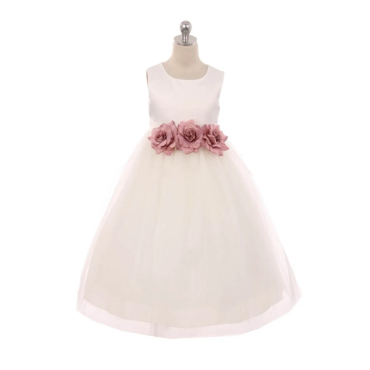 Leilani - Bridal Ivory or White - Lilac Flowers