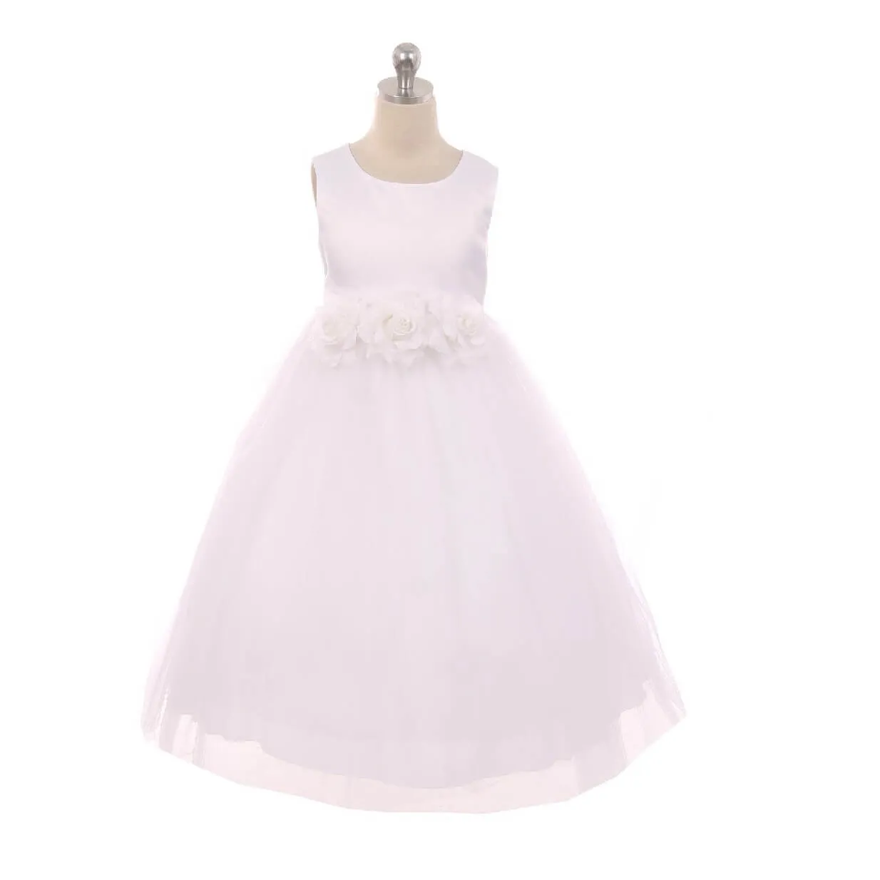 Leilani - Bridal Ivory or White - Lilac Flowers