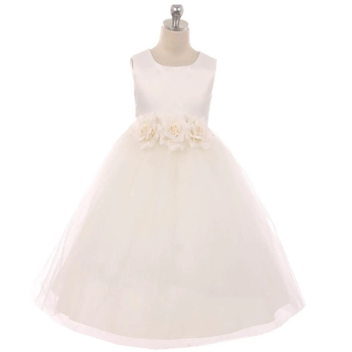 Leilani - Bridal Ivory or White - Lilac Flowers