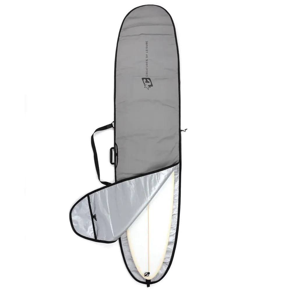 Longboard Bag - Icon - Silver Black Board Cover