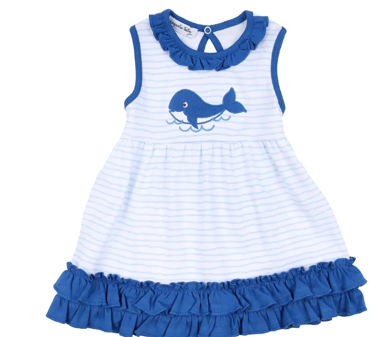 Magnolia Baby Whale Applique Bubble