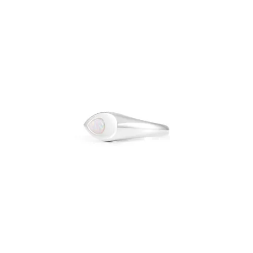 Marcia Opal Ring - White Gold