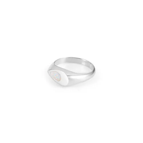 Marcia Opal Ring - White Gold