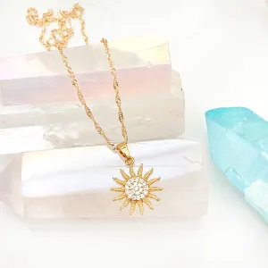 Melia Sun Necklace
