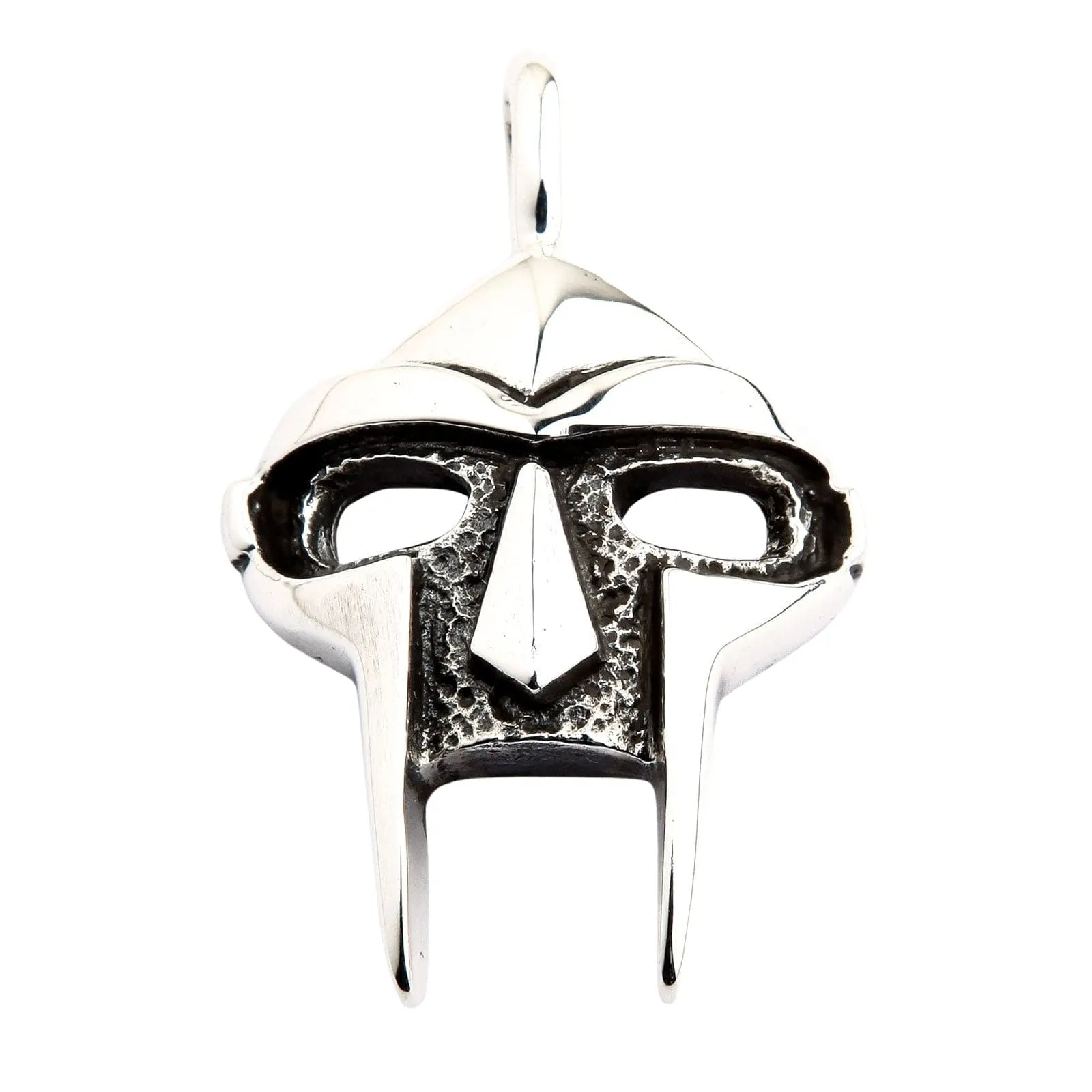 MF Doom Gladiator Mask Sterling Silver Pendant