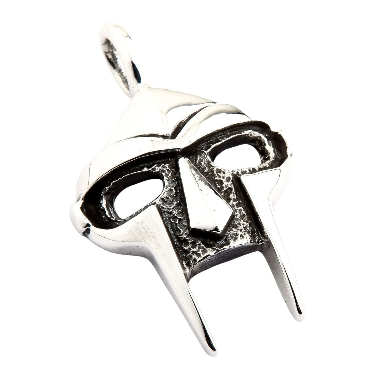 MF Doom Gladiator Mask Sterling Silver Pendant
