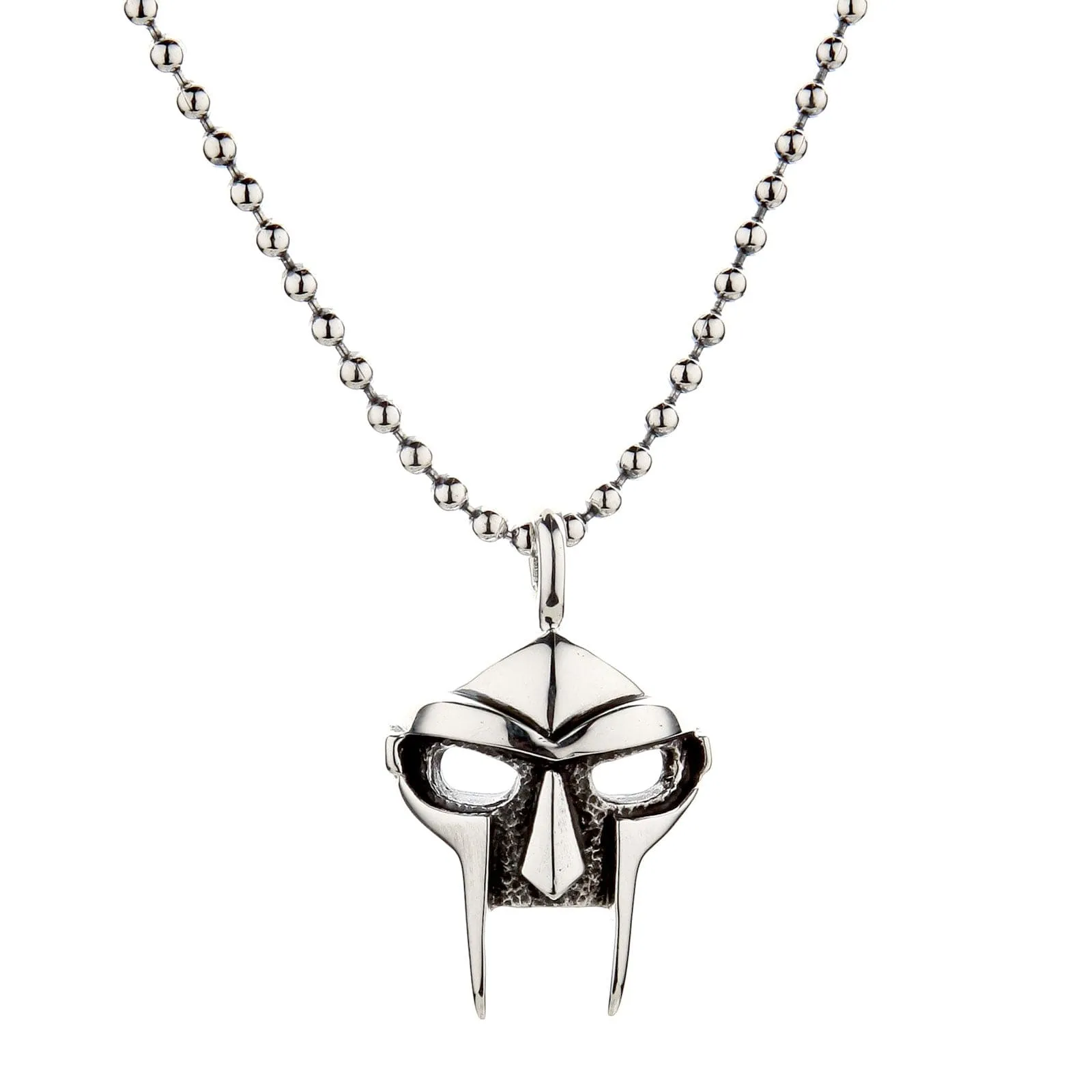 MF Doom Gladiator Mask Sterling Silver Pendant