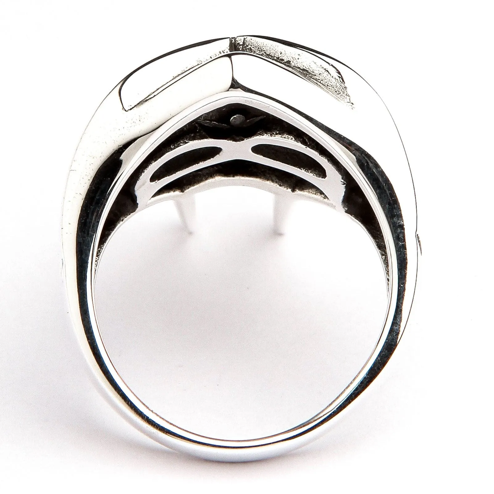 MF Doom Gladiator Mask Sterling Silver Ring
