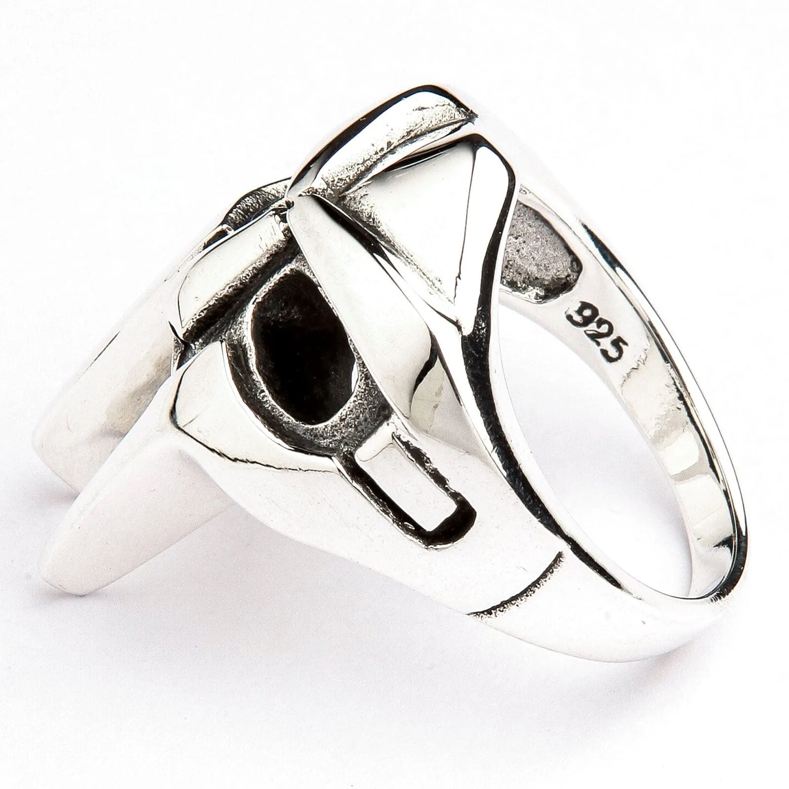 MF Doom Gladiator Mask Sterling Silver Ring