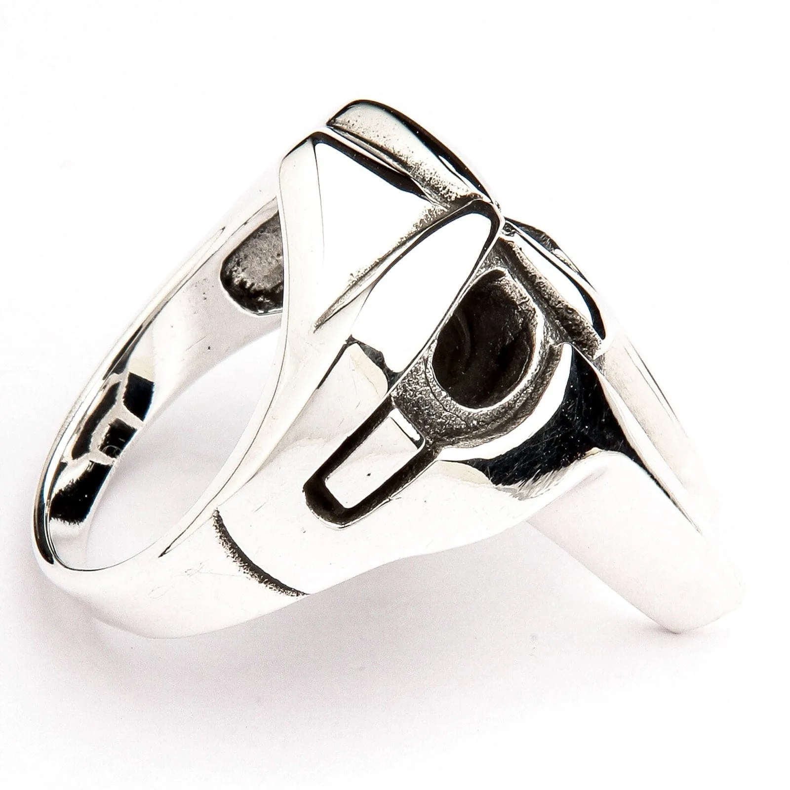 MF Doom Gladiator Mask Sterling Silver Ring