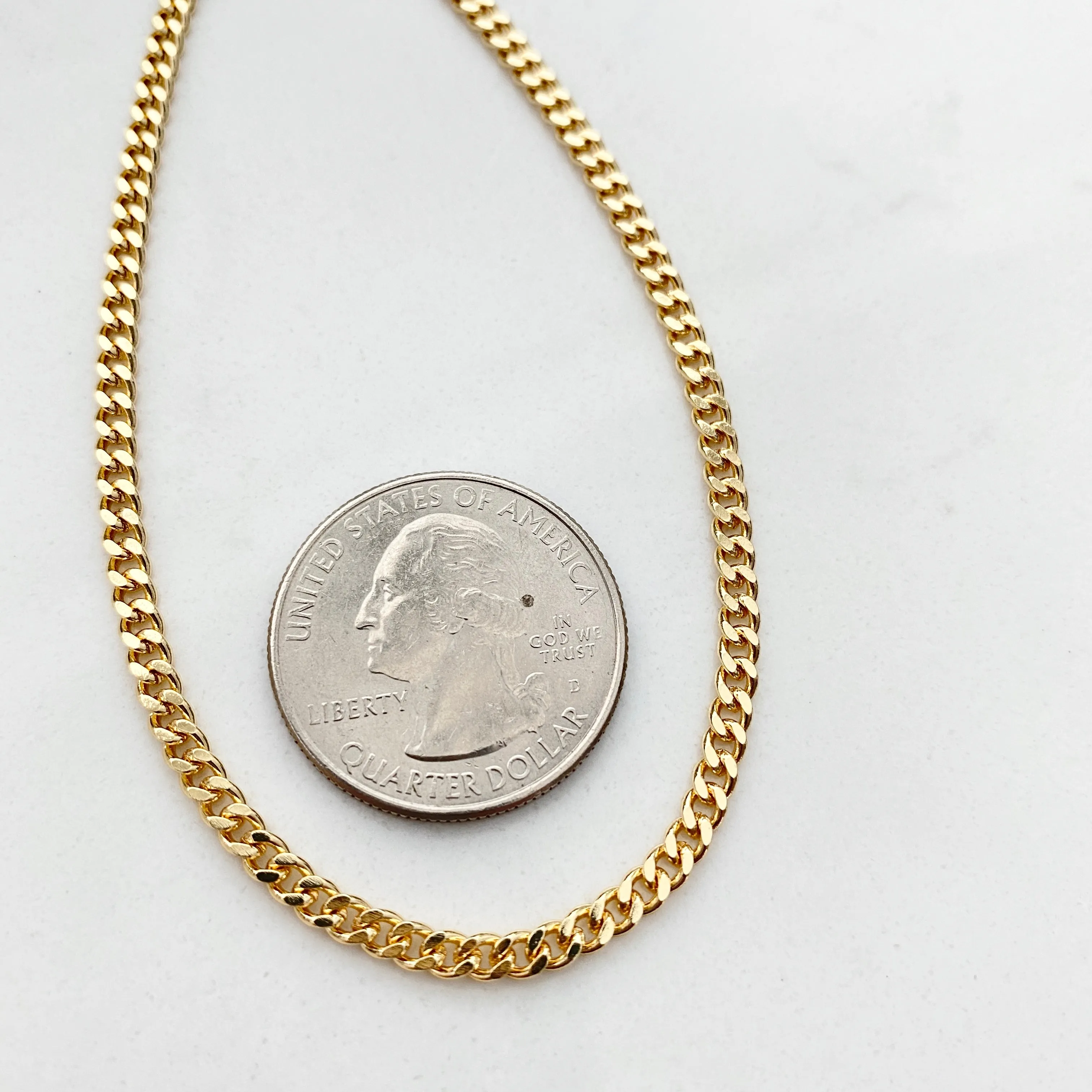 Mini Cuban Link Anklet