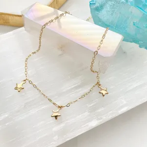 Mini Dangly Star Necklace
