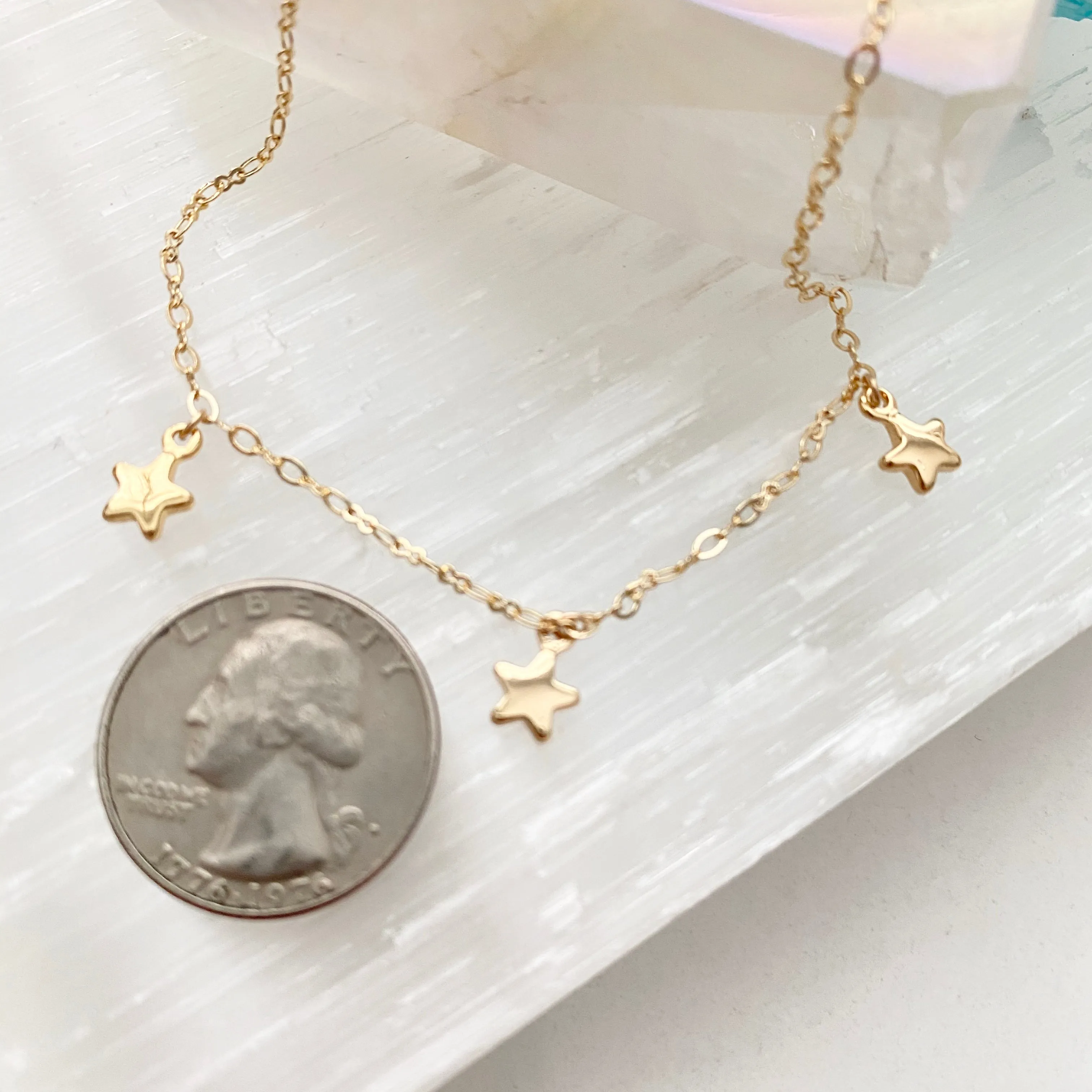 Mini Dangly Star Necklace