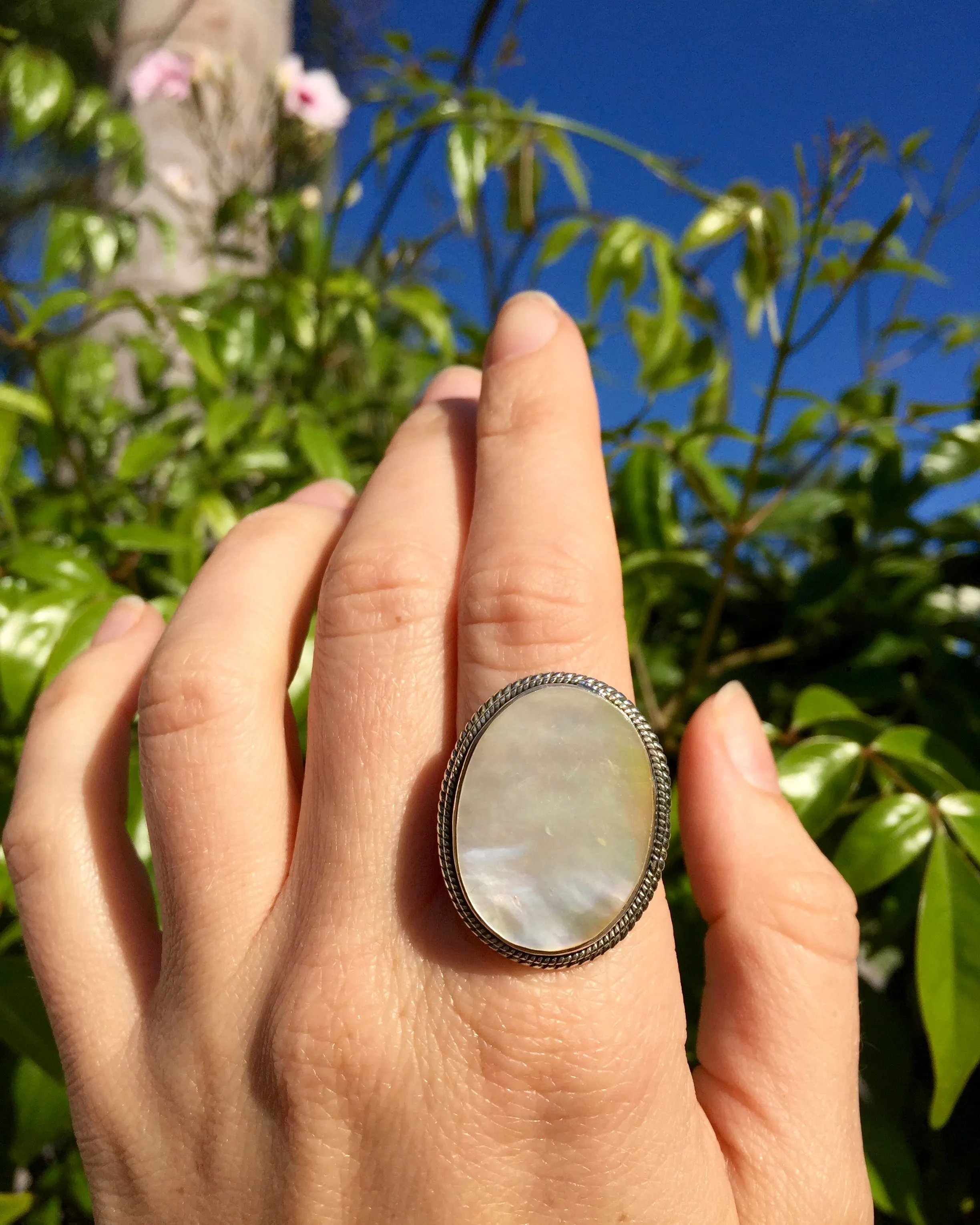Mother of Pearl Shore Ring