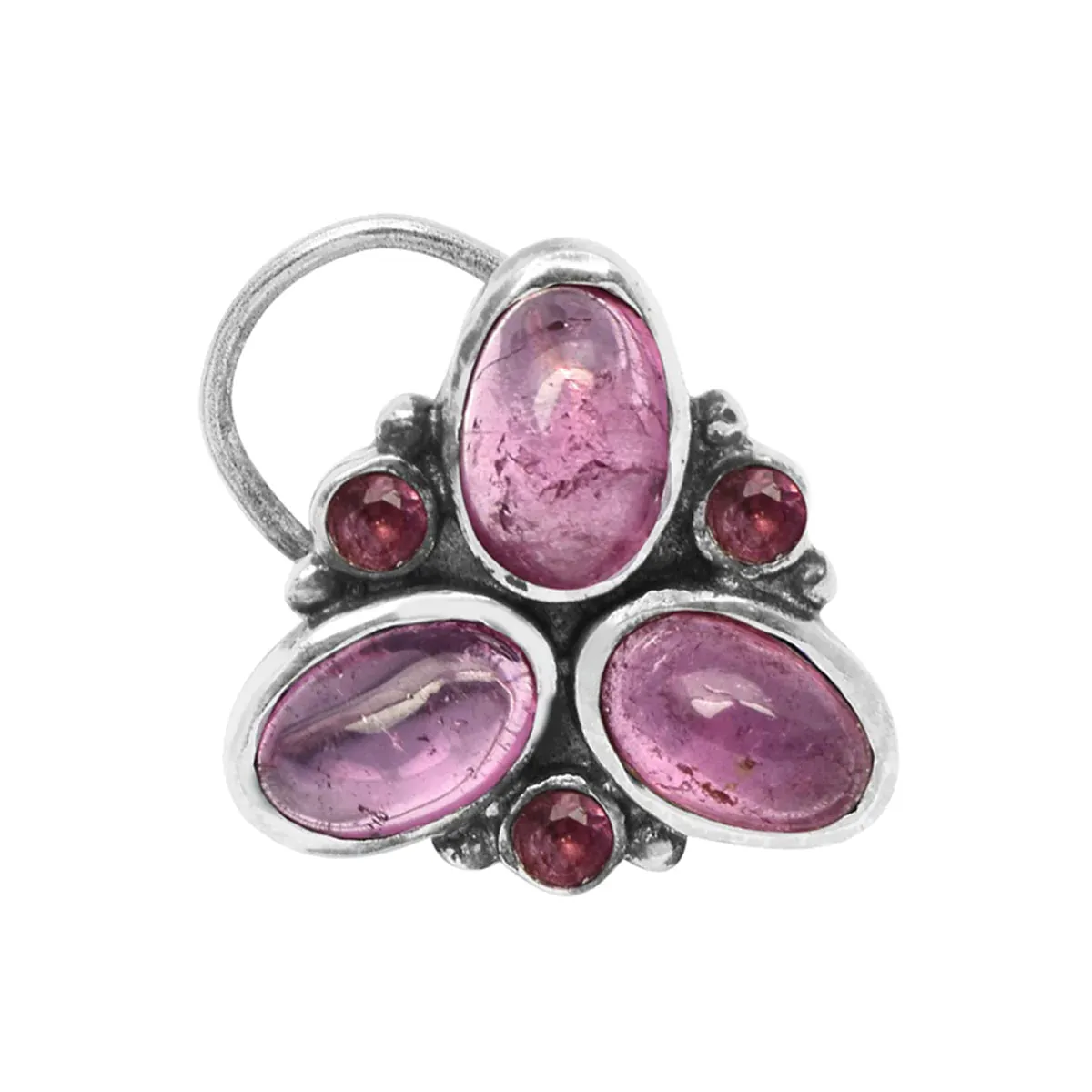 Multi Choice Gemstone Tiny Nose Pin Studs In 925 Sterling Silver Nose Studs For Her