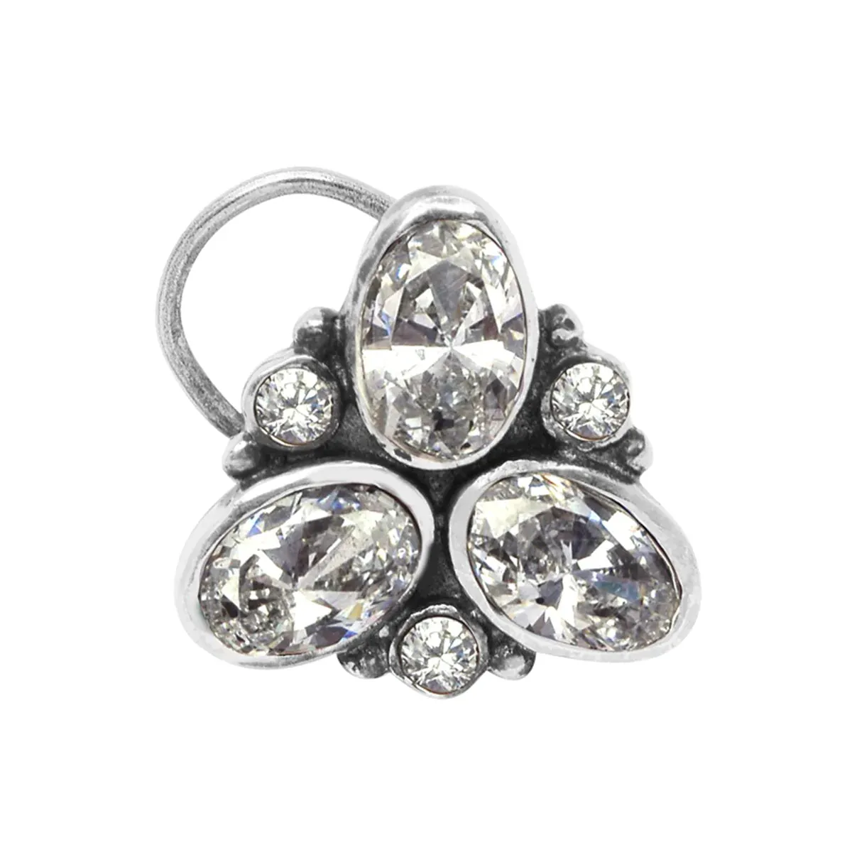 Multi Choice Gemstone Tiny Nose Pin Studs In 925 Sterling Silver Nose Studs For Her