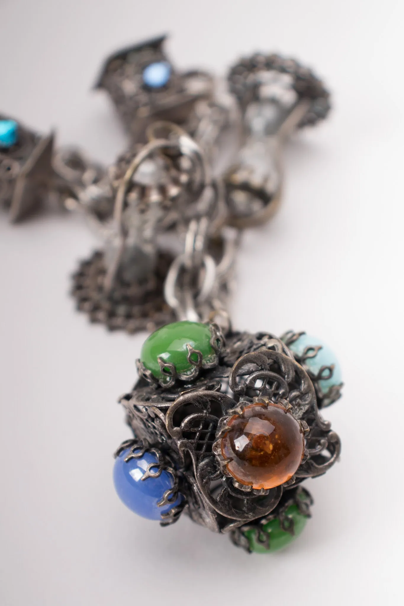 Mystical Hourglass Charm Bracelet