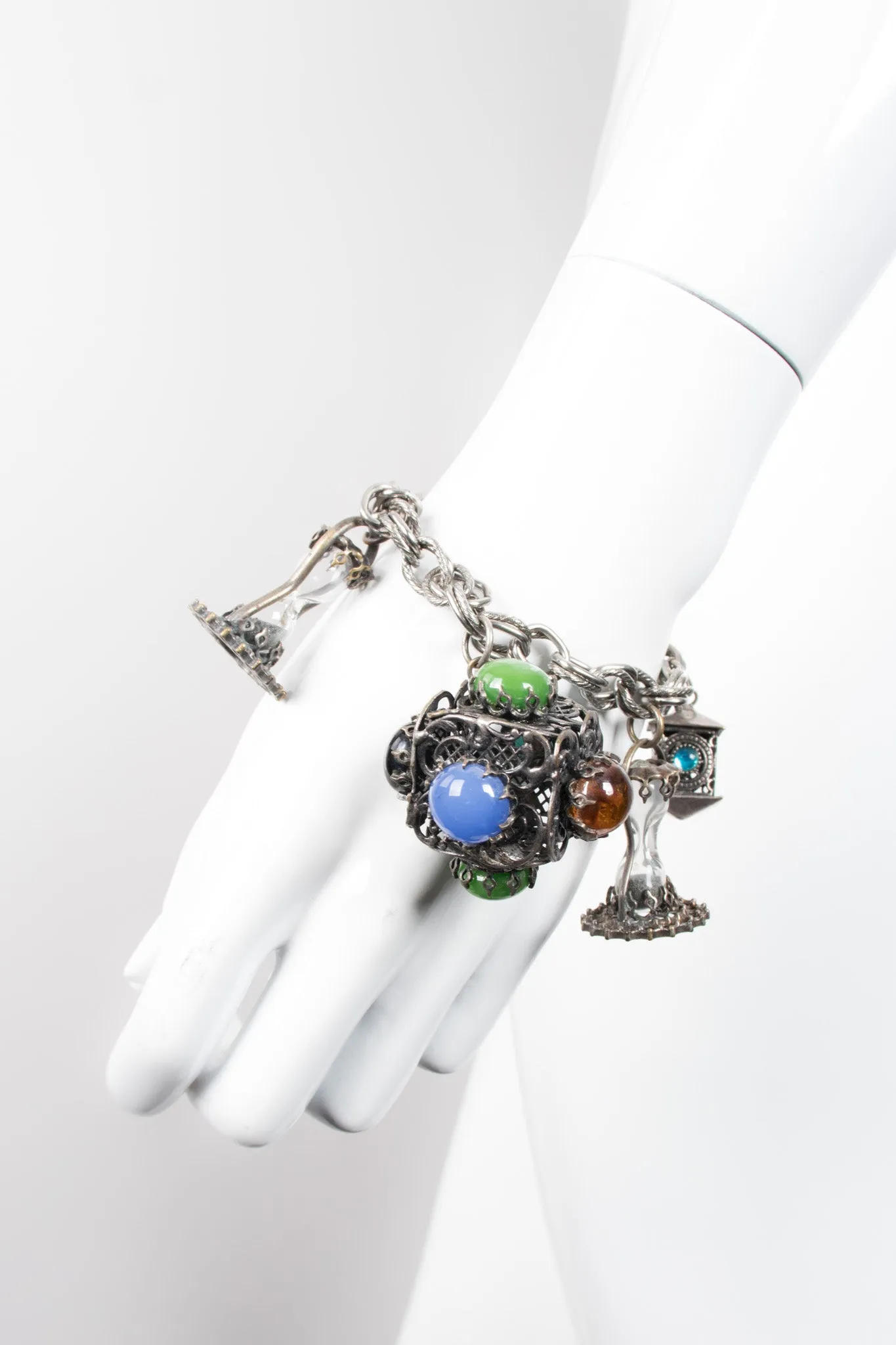 Mystical Hourglass Charm Bracelet