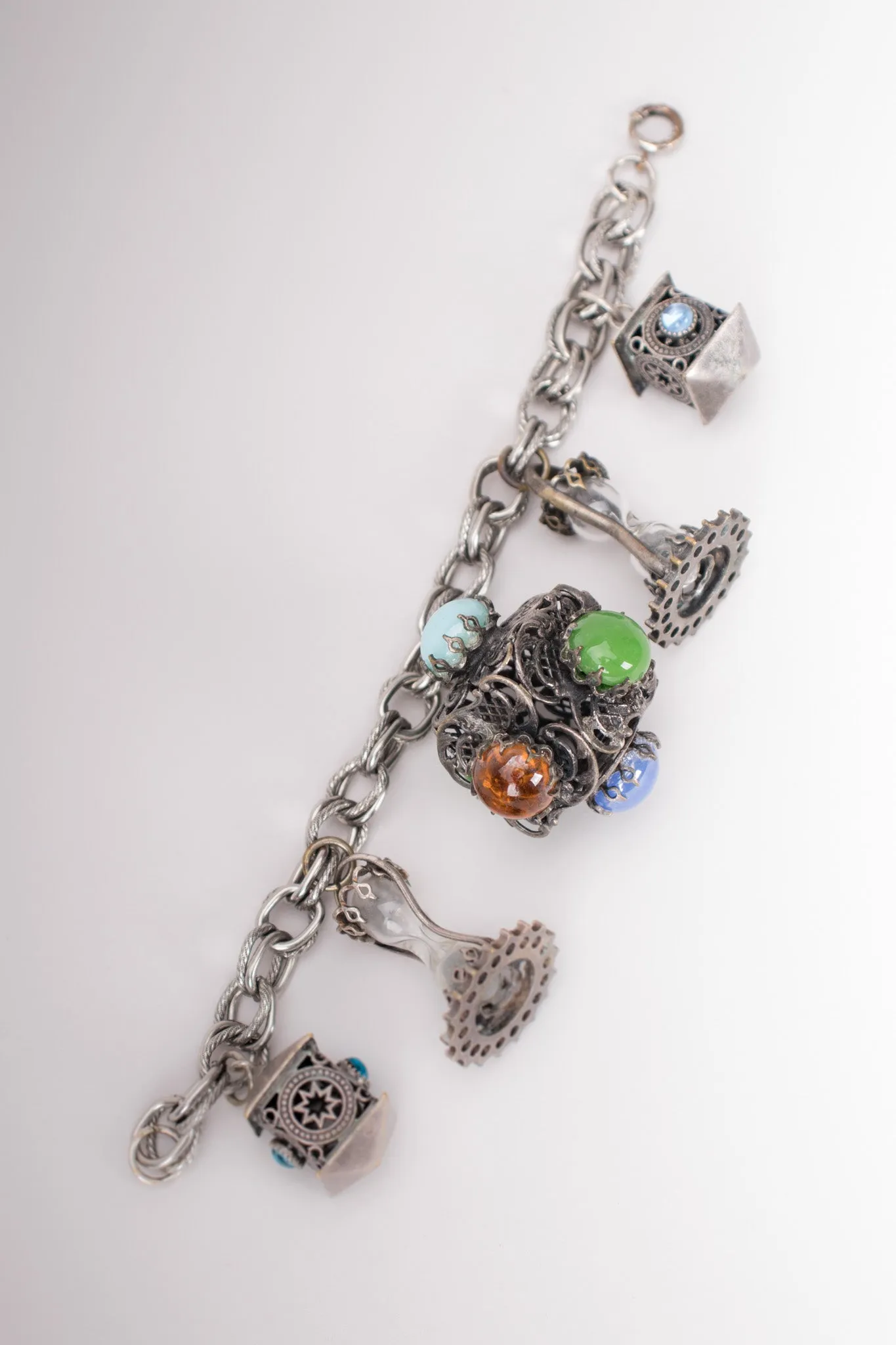 Mystical Hourglass Charm Bracelet