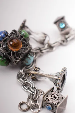 Mystical Hourglass Charm Bracelet
