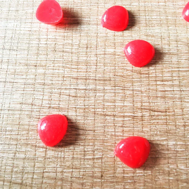 Needle felting supplies 11mmx14mm 20  red animal dog puppy nose  Safety nose Animal nose Amigurumi nose  Doll nose Stuffed Toy nose Doll Parts Plastic nose red