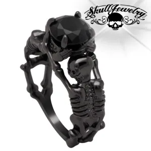'Nero Su Scheletro Nero' Skeleton Ring (w034)