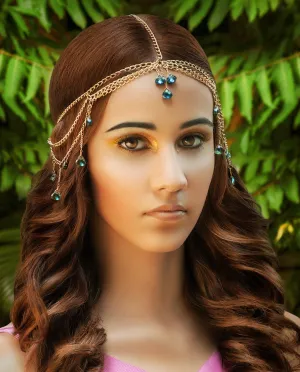Norns • Gold Dangling Chain Dangling Headdress