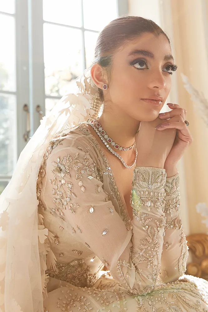 NOUSHA | Suffuse Aab-e-Zar Luxury Wedding Collection 2022 | Stitched Reay to Wear Embelished Bridal Suits