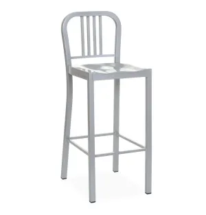 Oliver Bar Stool - Silver