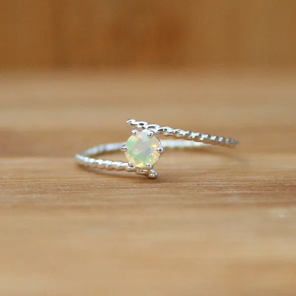 Opal Gold Ring Unique Cute Rings Handmade