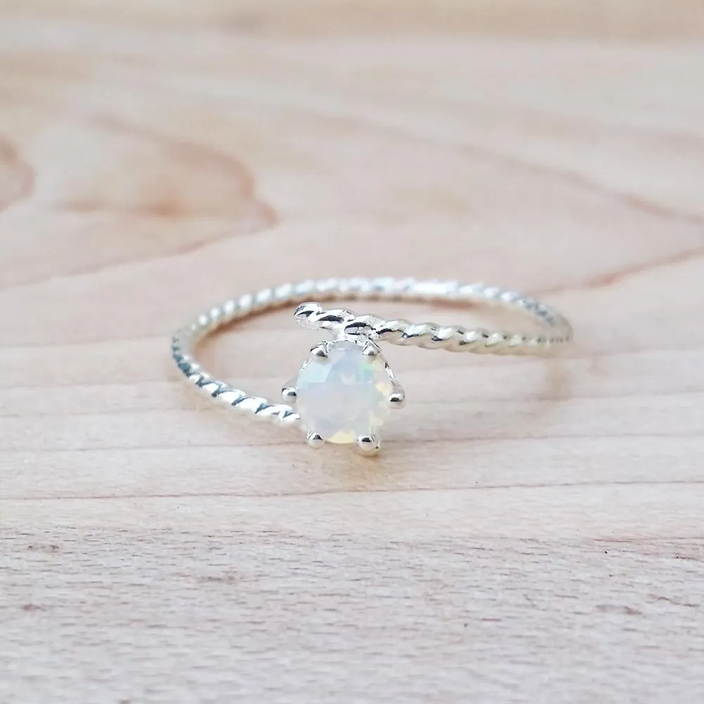 Opal Gold Ring Unique Cute Rings Handmade