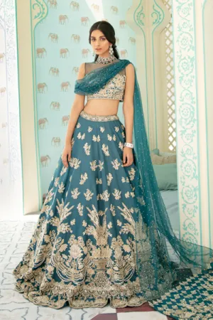 Pakistani Bridal Lehnga Choli in Traditional Style #K0022
