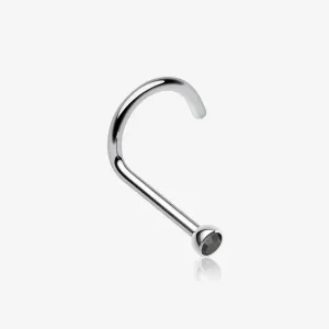 Press Fit Gem Top Steel Nose Screw Ring