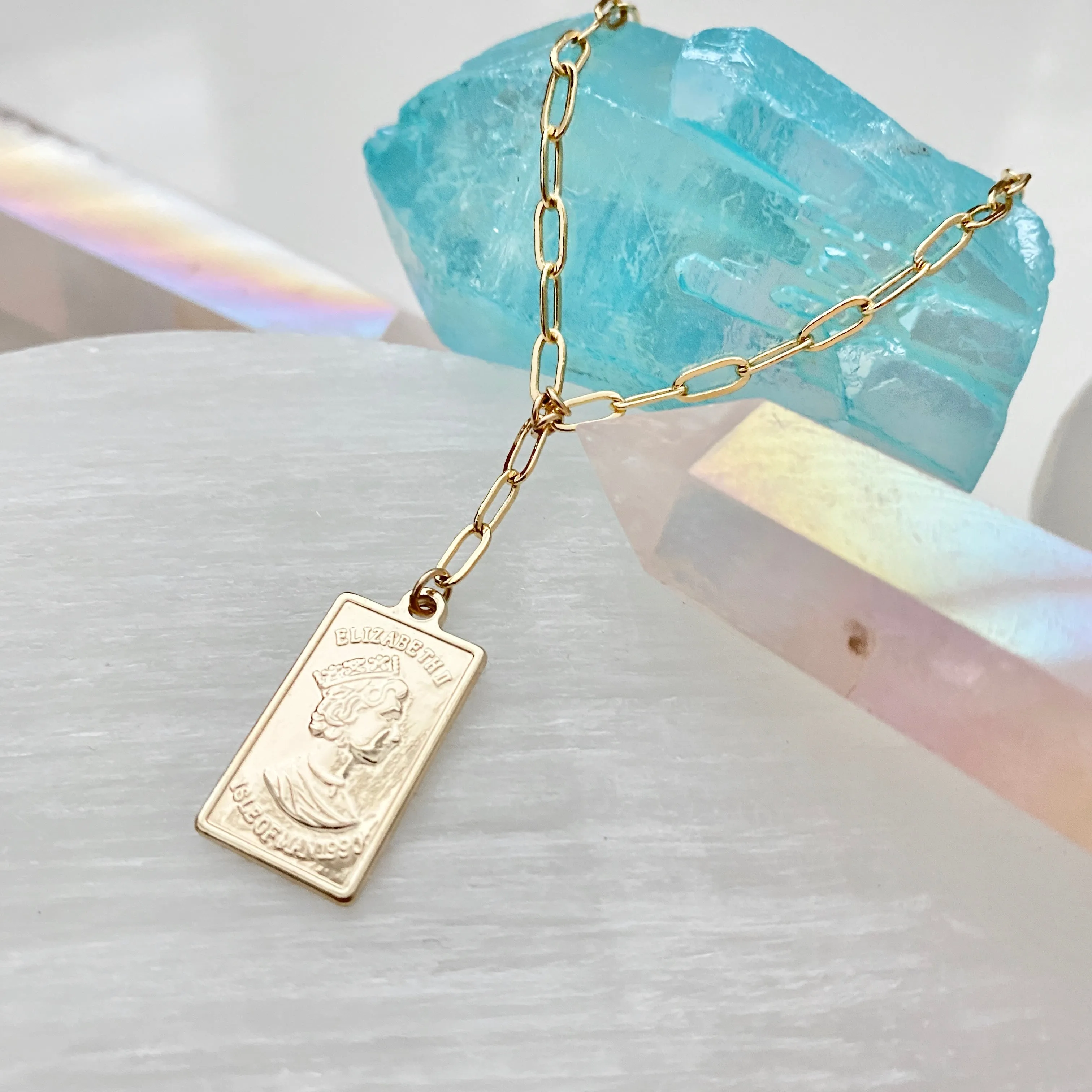 Queen Elizabeth Lariat Necklace