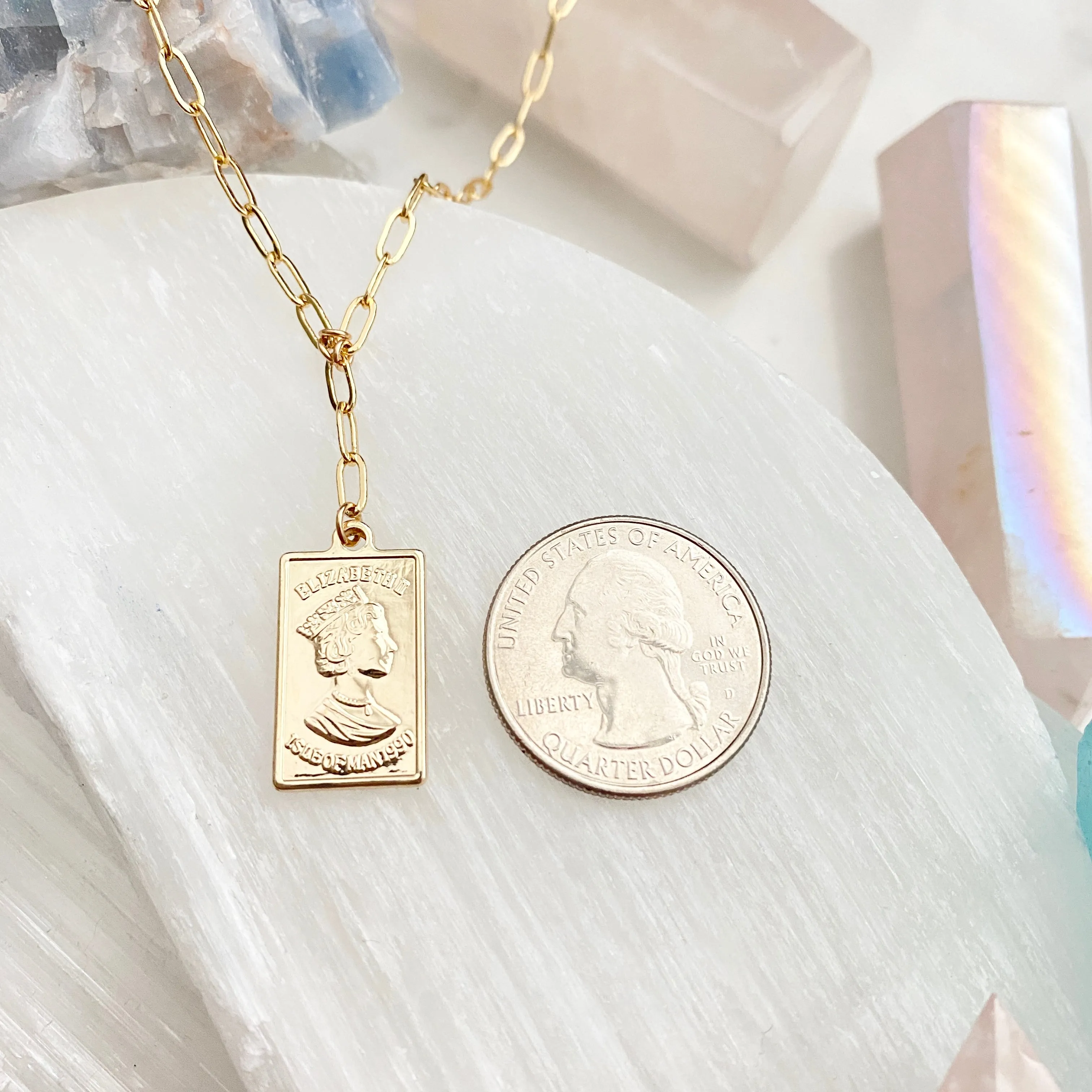 Queen Elizabeth Lariat Necklace