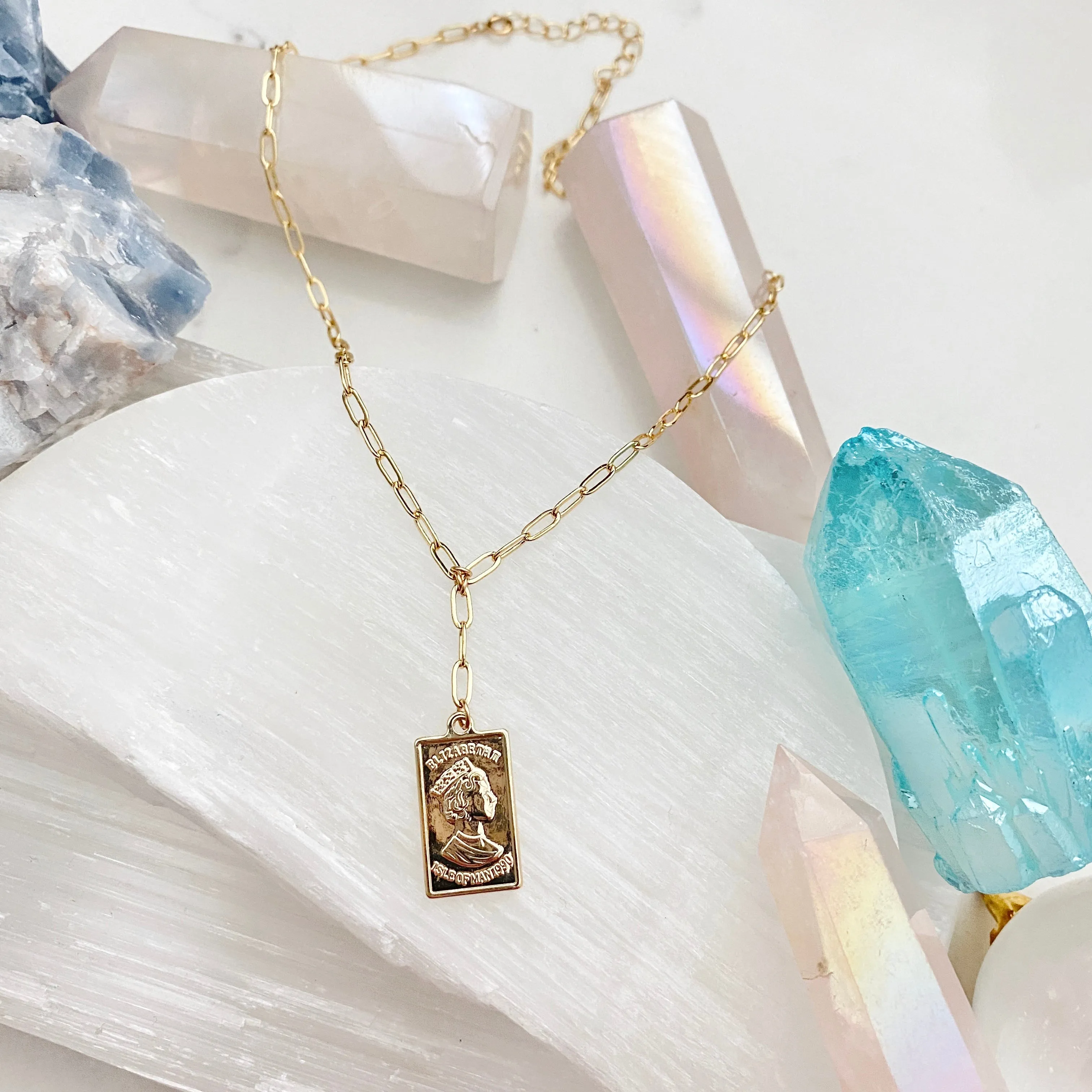 Queen Elizabeth Lariat Necklace